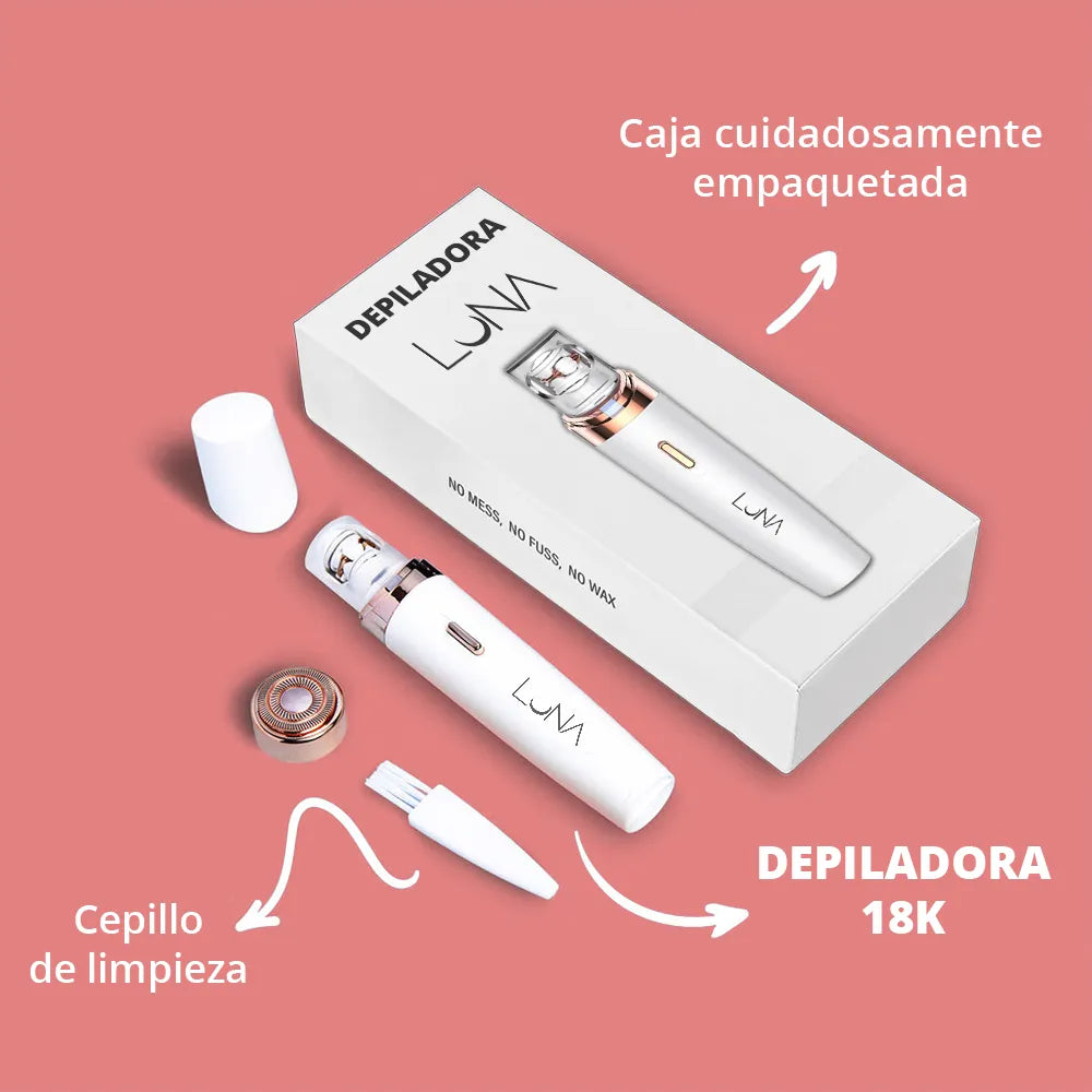 Depiladora 18K - Removedor de Vello Facial Pro